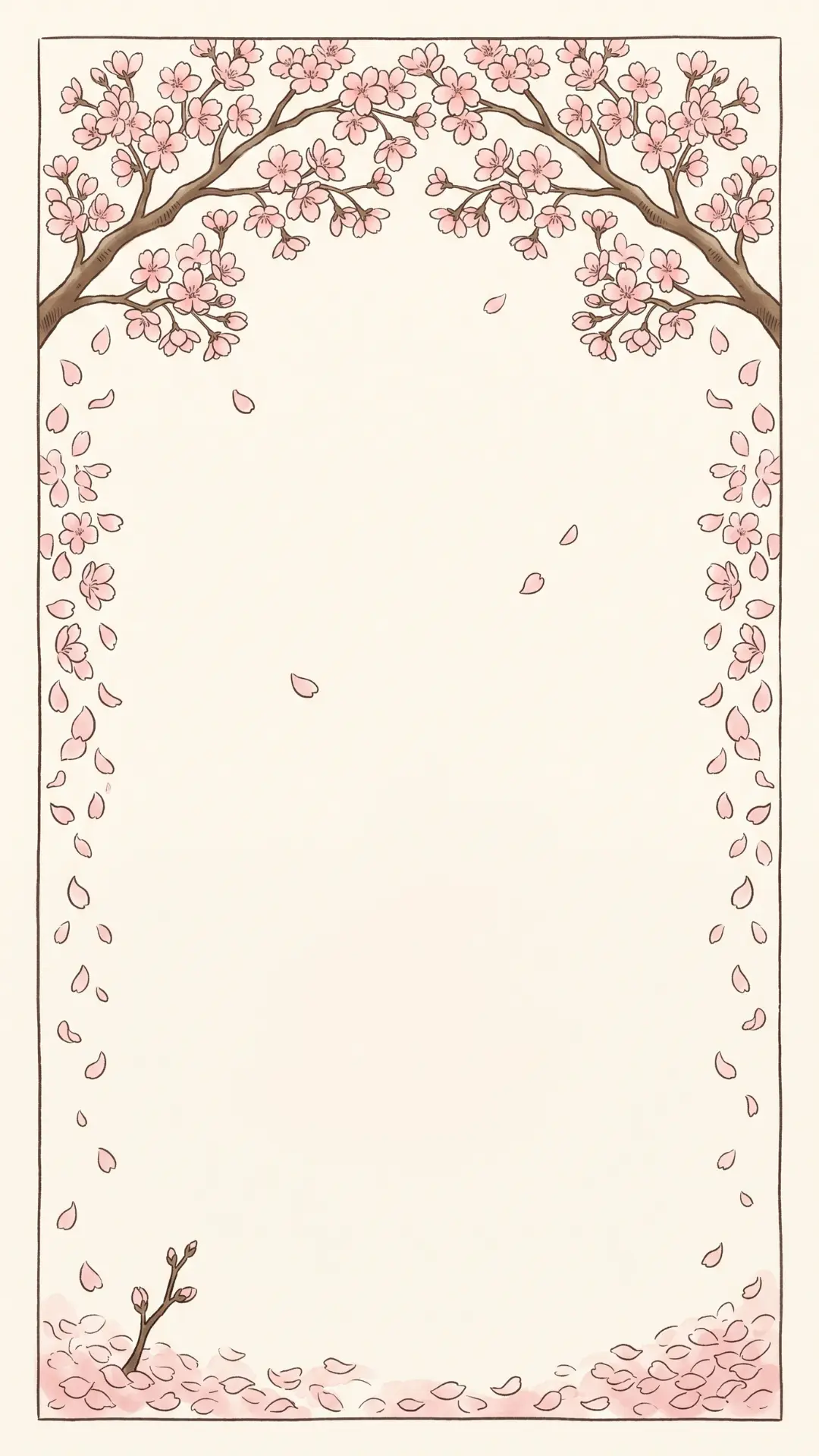 Sakura petal current wallpaper